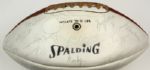 1969 Denver Broncos AFL Rozelle Team Signed Football w/ Floyd Little - JSA 