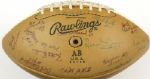 1975 UCLA Bruins Team Signed Football From Rose Bowl Winning Season - JSA 