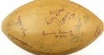 1975 UCLA Bruins Team Signed Football From Rose Bowl Winning Season - JSA 