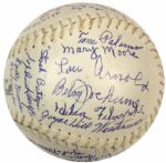 All American Girls Baseball League Multi Signed Spalding Softball w/ Original Box - JSA 