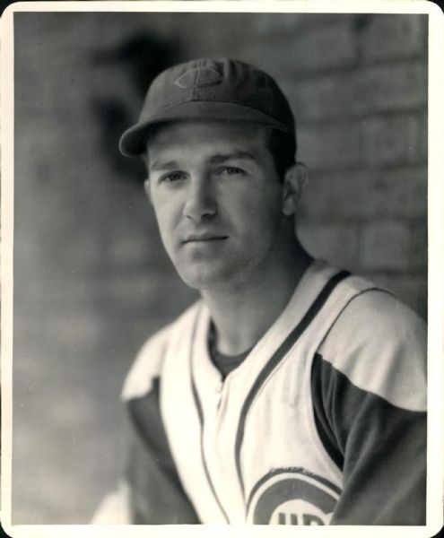 1941 Walt Lanfranconi Chicago Cubs "The Sporting News Collection Archives" Original 8" x 10" Photo (Sporting News Collection Hologram/MEARS Photo LOA)