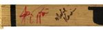 1974-75 Bill White Chicago Blackhawks Game Used Wilson Hockey Stick Signed By 16 Players (MEARS Auction LOA) (JSA Auction LOA)