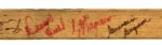 1974-75 Bill White Chicago Blackhawks Game Used Wilson Hockey Stick Signed By 16 Players (MEARS Auction LOA) (JSA Auction LOA)