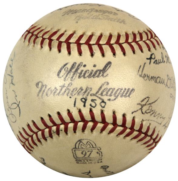 1950-51 & 65 Aberdeen Pheasants Team Signed Baseball - Lot of 3 (MEARS LOA) 
