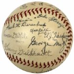1950-51 & '65 Aberdeen Pheasants Team Signed Baseball - Lot of 3 (MEARS LOA) 
