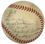 1950-51 & '65 Aberdeen Pheasants Team Signed Baseball - Lot of 3 (MEARS LOA) 
