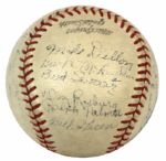1950-51 & '65 Aberdeen Pheasants Team Signed Baseball - Lot of 3 (MEARS LOA) 