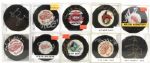 Collecton of Signed NHL Pucks - 63 With 17 Hall of Famers - (MEARS LOA) 