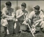 1945 Frankie Frisch Spud Davis Del Bissonette "The Sporting News Collection Archives" Original 6" x 7" Photo (Sporting News Collection Hologram/MEARS Photo LOA)