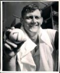 1958-64 Frank Lary Detroit Tigers Milwaukee Braves "The Sporting News Collection Archives" Original Photo (Sporting News Collection Hologram/MEARS Photo LOA) - Lot of 2