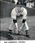 1958-59 Joe Morgan Milwaukee Braves The Sporting News Collection Archives Original Photos (Sporting News Collection Hologram/MEARS Photo LOA) - Lot of 2