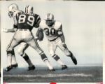1969-72 Carl Garrett Boston / New England Patriots The SPORT Magazine Collection Archives Original Photos (MEARS Photo LOA) - Lot of 6