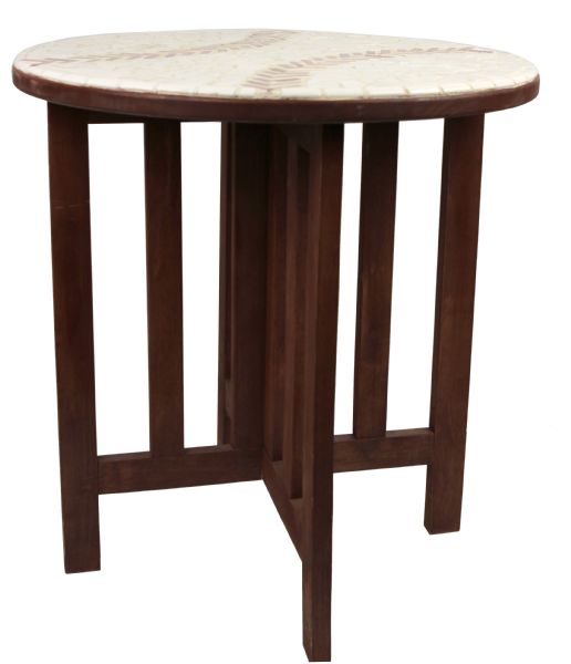 1990s Texas Rangers Arlington Stadium Baseball Themed Table