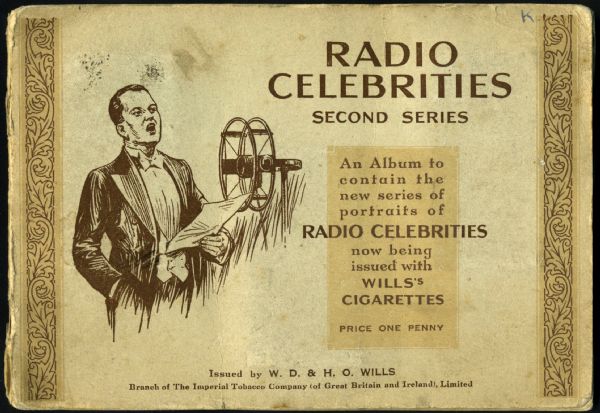 1934 Wills Radio Celebrities Second Series  Tobacco Card Set - 50