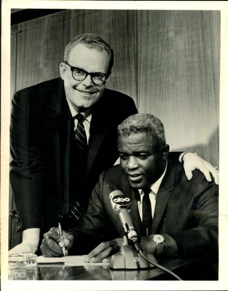 1965-72 Jackie Robinson "The Denver Post Archives" Original Photos (Denver Post Archives Hologram/MEARS Photo LOA) - Lot of 3