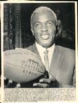 1965-72 Jackie Robinson The Denver Post Archives Original Photos (Denver Post Archives Hologram/MEARS Photo LOA) - Lot of 3
