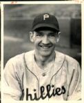 1944-45 Coaker Triplett Philadelphia Phillies "The Sporting News Collection Archives" Original 8" x 10" Photo (Sporting News Collection Hologram/MEARS Photo LOA)