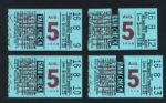 1958 Milwaukee Braves vs. Pittsburgh Pirates Program & 4 Ticket Stubs