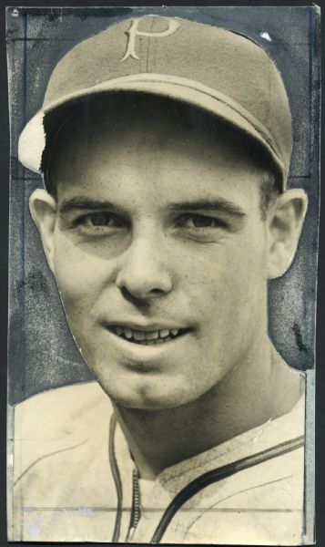 1939-48 Frankie Gustine Pittsburgh Pirates "The Sporting News Collection Archives" Original 5" x 8.5" Photo (Sporting News Collection Hologram/MEARS Photo LOA)