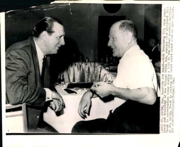 1936-61 Hank Greenberg Detroit Tigers "The Sporting News Collection Archives" Original Photos (Sporting News Collection Hologram/MEARS Photo LOA) - Lot of 12