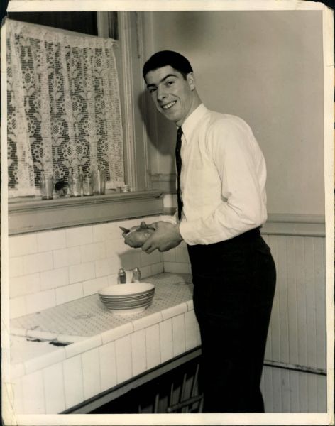 1934 Joe DiMaggio is New York Bound San Francisco Seals (PCL) "The Sporting News Collection Archives" Original 7" x 9" Photo (Sporting News Collection Hologram/MEARS Photo LOA)
