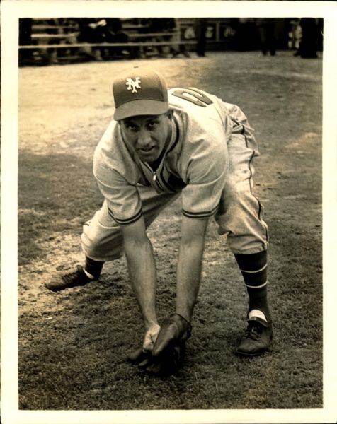 1940-41 Burgess Whitehead New York Giants "The Sporting News Collection Archives" Original 8" x 10" Photo (Sporting News Collection Hologram/MEARS Photo LOA)