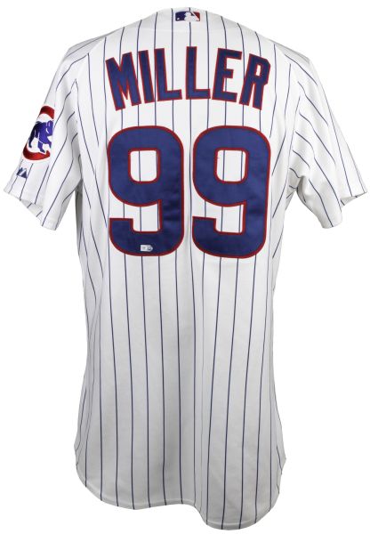 2010 Corey Miller Chicago Cubs Game Worn Jersey - MLB Hologram 