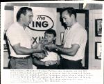 1950s circa Carmen Basilio Boxer The Sporting News Collection Archives Original Photo (Sporting News Collection Hologram/MEARS Photo LOA) - Lot of 23