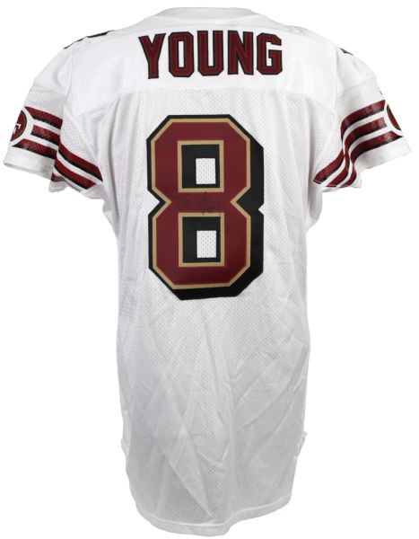 1999 Steve Young San Francisco 49ers Game Issued Signed Jersey - (MEARS A5 & JSA)