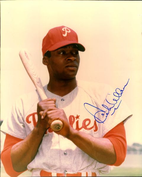 Dick Allen Philadelphia Phillies Signed 8" x 10" Photo - JSA 