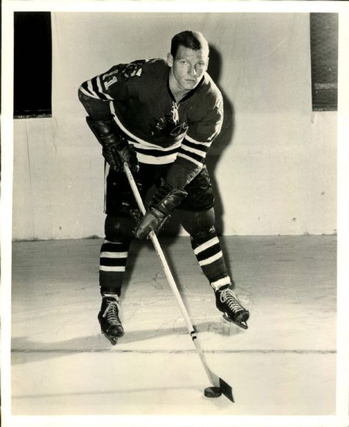 1960 Bill Hay Chicago Blackhawks "The Sporting News Collection Archives" Original 8" x 10" Photo (Sporting News Collection Hologram/MEARS Photo LOA)