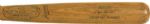 1965 Roger Maris H&B Louisville Slugger Professional Model Game Used Bat - Yankees - (MEARS 8)