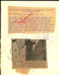 1938 Yankees Owner Colonel Jacob Ruppert and Pitcher Red Ruffing Original 6.5 x 8.5 Photo