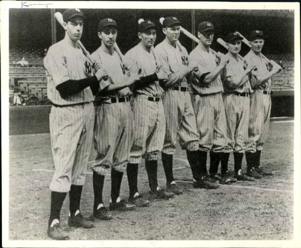 1940s to 1980s circa Joe DiMaggio of the New York Yankees  - Lot of 5