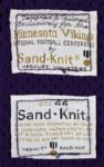 1972 Fran Tarkenton Minnesota Vikings Back Up Jersey - Direct from the Sand Knit Salesman (MEARS LOA) 