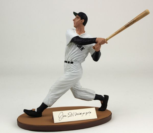 1989 Joe DiMaggio New York Yankees Signed Gartlan Statue In Original Box - JSA 