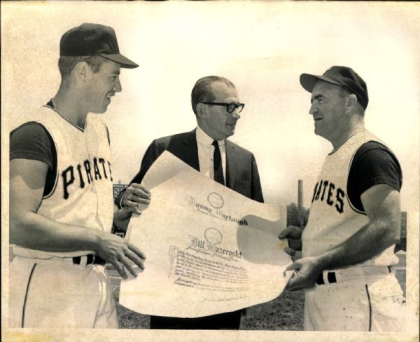 1952-66 Pittsburgh Pirates Individual Photographs "The Sporting News Collection Archives" Original Photo (Sporting News Collection Hologram/MEARS Photo LOA) - Lot of 24