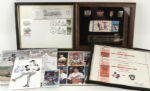 1990s Nolan Ryan Texas Rangers Signed Memorabilia Incl. Ticket, Cards & Photo - 5 Autographs - JSA