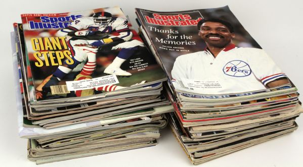 1987-90s Collection of Sports Illustrated Magazines - About 140 