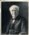 1860-1931 Thomas Edison "The Chicago Sun-Times Archives" Original Photos/Reprints (Chicago Sun-Times Hologram/MEARS Photo LOA) - Lot of 45