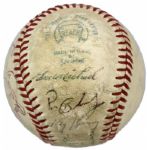 1974-75 Houston Astros Multi-Signed OAL (Feeney) Baseball & Yankees Signed OAL (Cronin) Ball - JSA
