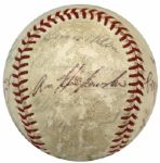 1974-75 Houston Astros Multi-Signed OAL (Feeney) Baseball & Yankees Signed OAL (Cronin) Ball - JSA