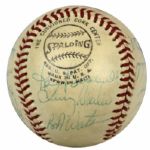 1974-75 Houston Astros Multi-Signed OAL (Feeney) Baseball & Yankees Signed OAL (Cronin) Ball - JSA