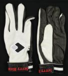 1990s Jerry Rice San Francisco 49ers Signed Receiver Gloves 949/1000 - JSA 