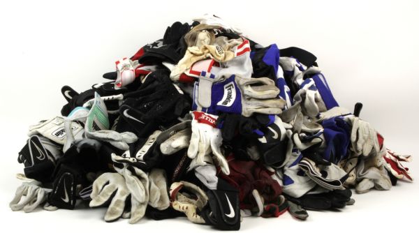 1990s Texas Rangers Game Used Batting Glove - Massive Lot of 531 Gloves (MEARS LOA)