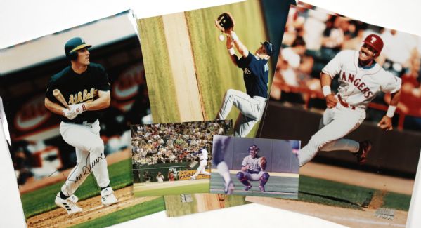1990s Texas Rangers 11" x 14" Photo - Lot of 8 & Sosa Photo 