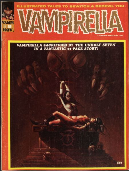 1970 Vampirella #8 Warren Publishing (Ungraded) Ken Kelly Cover