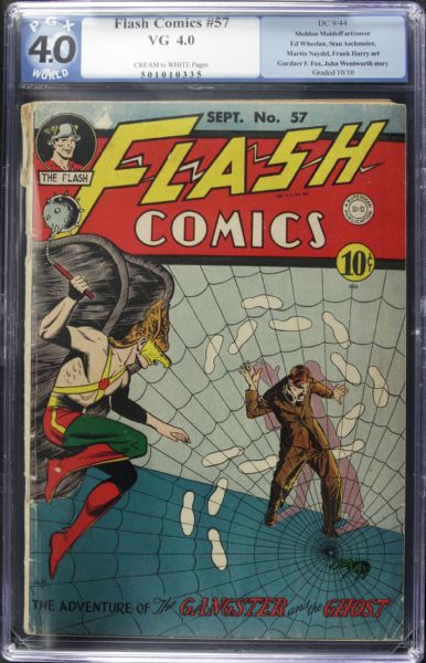 1944 Flash Comics #57 DC Comics PGX Graded (4.0)