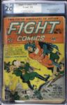 1941 Fight Comics #15 Fiction House P.G.X graded 