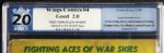 1940 Wings Comics #4 Fiction House PGX  Graded